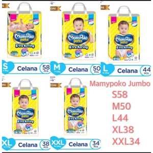 MAMYPOKO PANTS EKSTRA KERING JUMBO S56 M48 L42 XL38 XXL34