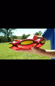 Magic Flying Saucer Ball UFO Flat Throw Disc Ball with LED Light Toy Outdoor Kids Sports Balls Mainan Budak 飞碟球 圆盘球