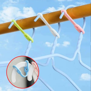 ตะขอกันลมไม้แขวนเสื้อ70ชิ้นห่วงล็อกที่แขวนซักรีดกันลมกันลื่นที่แขวนแบบยึดกันไม้แขวนเสื้อกันการตกแถบซิลิโคน