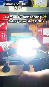 Bohlam Lampu LED KAPSUL Super Bright 5 Watt 10 15 20 30 40 50 Jumbo Besar E27 Cahaya Putih Kuning