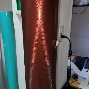 HONEYCOMB RED CARBON CAR / MC WRAP STICKER