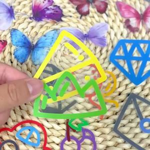 50 Pcs Cartoon Realistic Crystal Fruit PET Transparent Stickers Creative 3D Waterproof Decals for Water Bottle Helmet Laptop