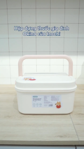 Hộp Đựng Thuốc Gia Đình INOCHI Okina 7.2L – Kháng Khuẩn Khử Mùi Bảo Quản An Toàn Thiết Kế Tối Ưu