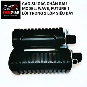 Cao su gác chân sau WAVE gác xếp sau lắp cho W Fu1 Rs và có thể lắp vừa rất nhiều dòng xe số của các hãng xe khác