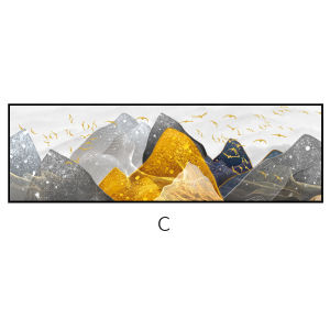 Xudongsheng Landscape Painting Feng Shui Mountain Living Room Sofa Wall Painting Bedside Painting Metal Frame Decorative Painting