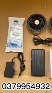 Bộ phụ kiện áo điều hoà Pin 20000 mAh Pin áo điều hòa 12V siêu bền cánh quạt 6500 vòng/ phút chạy mát tiết kiệm hiệu quả BH 12 Tháng