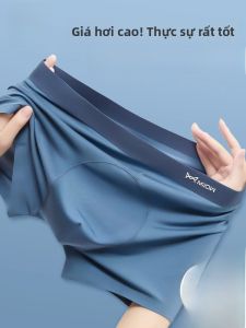 Quần lót đùi nam MiiOW lụa băng thoáng khí kháng khuẩn màu trơn
