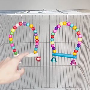 ของเล่นนกแก้ว ของเล่นนก ของเล่นแขวนกรง บันไดนก บันไดนก สวิงนก ชิงช้านก ของเล่นตกแต่งกรงนก