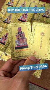 ⭐TẾT 2025⭐  [GIÁ RẺ]  Sét 3 Món Thái Tuế 2025: Kim Bài Thái Tuế - Phù Thái Tuế Bình an May mắn