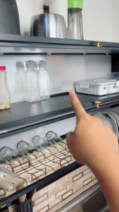 Rak Piring Wastafel Stainless Steel Dengan Penutup Rak Cuci Piring Wastafel Multi-fungsi Rak Dapur Kokoh Kuat