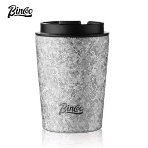 BINCOO Pure Titanium Coffee Cup Thermal Flask Vacuum Mug Double-Wall Insulated Water Bottle Travel Tumbler Titanium Cup