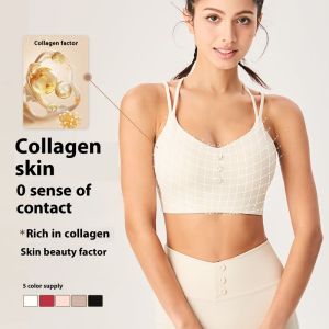 FED Comfortable Seamless Sports Bra with Y-Back Design for Women