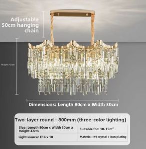HAOJUESHIDENGSHI | Luxurious French Style Modern Chandelier