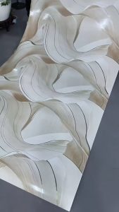PVC Marble Kitchen Decorative Wallpaper Sticker Waterproof Oil-proof Thickened Dining Table Sticker Bathroom Sticker