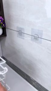 HBM Rak Sikat Gigi Stainless Rak Kamar Mandi Serbaguna Rak Besi Gantung Tempelan Rak Kamar Mandi Rak Tempel Organizer Gantung Sikat Gigi