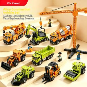 Metal Construction Vehicles Toys for Boys Over 3 Years