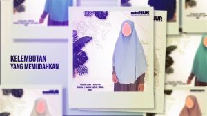 Tudung Labuh Koshibo Pink 2Lapis Bidang 60inci