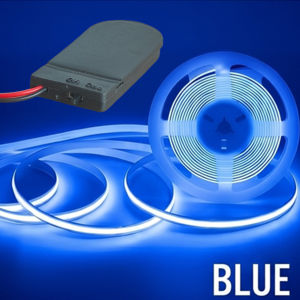 DC5V 8mm PCB COB LED Strip 320LEDs/M CR2032 Button Battery Case 0.5-3M Warm/Neutral/White Light Flexible Tape for DIY Home Decor