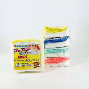 Set 10 khăn xô sữa 3 Lớp Thiện Phú 25x25 khăn xô lau mặt cho bé khăn sữa Cho Bé Sơ Sinh cotton Siêu Dễ Thương Mềm Mại