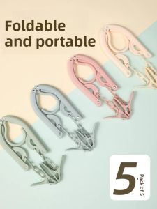NIGESI | Multifunctional Portable Clothes Hanger with Clip Foldable