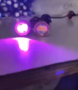 COD 1 pair Steady Motorcycle Eagle Eye LED Light W/Bracket LED23