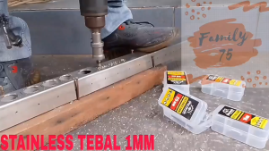 Tjap Mata hole saw TCT 22mm Bor pelubang baja stainless besi alumunium