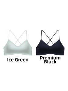 Gathering Seamless Bra For Small Bust