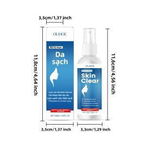 Xịt Dưỡng Thể Centella Asiatica 50ml Dưỡng Ẩm Với Dầu Thầu Dầu Cho Da Khô Không Nhờn Thấm Nhanh Chăm Sóc Da Nhẹ Nhàng Dùng Được Cho Cả Nam Và Nữ