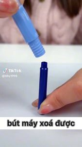 Bút máy đầu bấm tẩy xóa được Capybara (ngòi mài êm trơn) dễ thương dành cho học sinh