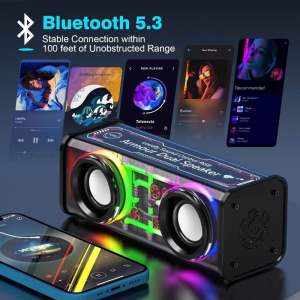 SPEAKER BLUETOOTH RGB TWS BT5.3 DUAL 10W SPEAKER SUPER BASS