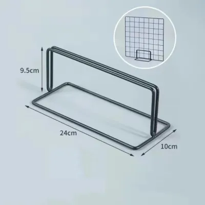 Creative Grid Display Rack with Base Metal Desktop Stand Grid Frame Jewelry Booth Rack For Grid Panel