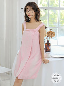 Versatile Coral Fleece Bath Towel Adult Wearable Two-Hole Polyester Nylon Blend Home Textile Bath Robe Yarn-Dyed Flat Weave