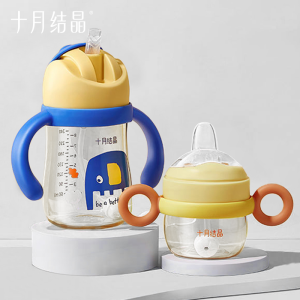 TEN-M JOURNEY PPSU Baby Sippy Cup & Training Cup Anti-Choking Sipper Bottle for Toddlers Drinking Cup for 6M+ BPA-Free and Leak-Proo