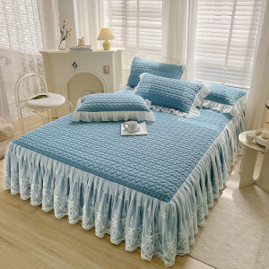 Cooling Silk & Latex Summer Bedspread Set
