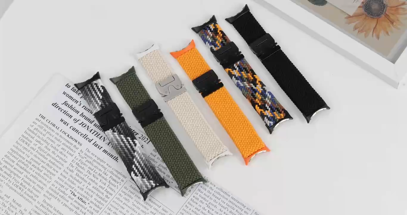 Braided Parachute Nylon Strap for Google Pixel Watch 4 3 41mm 45mm Sport Replacement Band for Pixel Watch 2 1