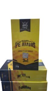 Halal coffee 3in1 ready stok hot sale cofee pejng viral original 3in1 cofee 1 box 6 sachets