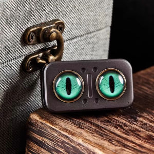 Exquisite owl EDC decompression toy alloy fingertip gyroscope personalized sliding decompression office and leisure toy