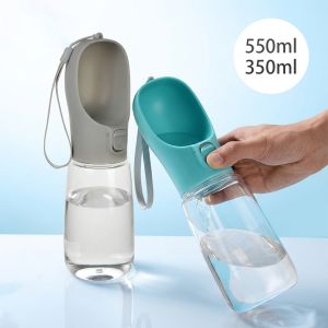 Portable Dog Water Bottle for Small Big Dogs Bowl Outdoor Walking Pet Travel Water Dispenser Feeder with Lanyard Puppy Supplies
