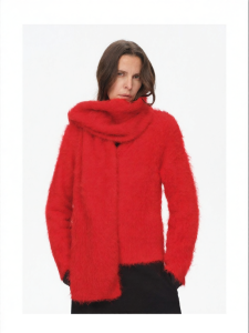 Winter Alpaca Wool Scarf
