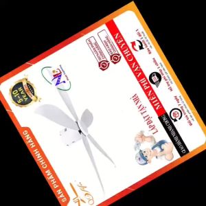 Quạt trần hiện đại - Quạt sát trần Qvifa-900/ Trắng lắp phòng khách Studio áo cưới