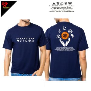 Kaos Pluralisme Toleransi Demokrasi Rakyat Lengan Pendek
