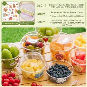 MEIDI | Disposable Compartmentalized Fruit Packaging Box Food-Grade