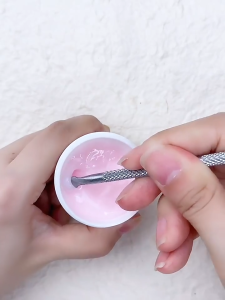 15ML Solid Non Stick Hand Extension Gel Nail Polish -Pink/White/Clear Extension Gel for Mnicure Carving Nail Art Emboss Hard Gel