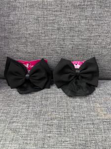 HH01 Harnet Jepit otomatis Hairnet Rambut Pita hairnet Spg pramugari hitam