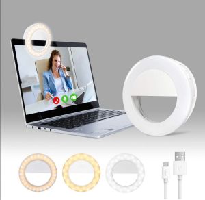 Aksesori Komputer & Smartphone: Laptop Webcam Ringlight & Lampu Selfie