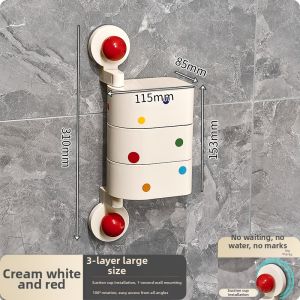AIJIADA | Dopamine Style Rotating Suction Jewelry Storage Box