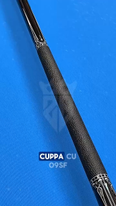 Cuppa Premium CU-09SF Inlay Play Cue Stick Carbon Low Deflection Stik Billiard - Paket Bundling Hardcase