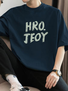 Áo Thun Cotton Nguyên Chất Tay Ngắn Cổ Tròn Rộng Rãi Mùa Hè Thường Ngày Thoáng Khí Không Cần Ủi Áo Thun Nam Tay Lửng