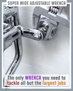 Kunci inggris/Universal Adjustable Wrench Spanner/Besar Serbaguna Murah Universal Ajaib Kunci Pipa