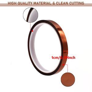 33M Polyimide tape Gold Finger Tape for FPC/PCB Repair - High-Temperature Resistant Tear-Proof 10mm-25mm Width Kapton Tape